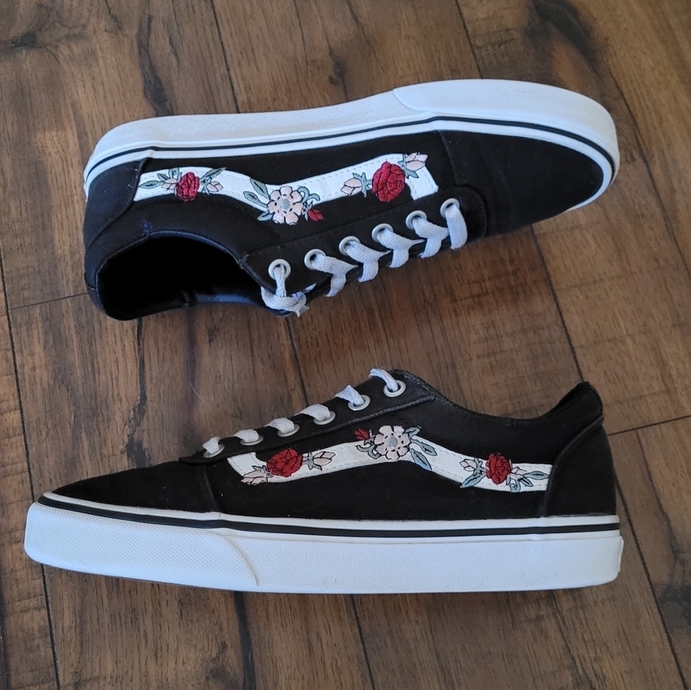 Vans Floral Old Skool Skaters Shoes